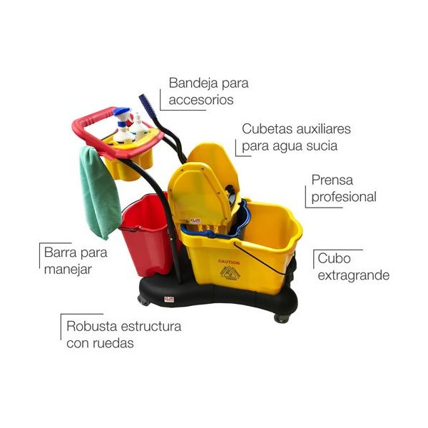 Carro de fregado profesional CLIM Compact