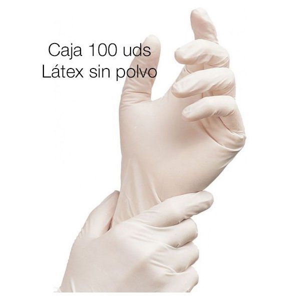 Guantes de latex desechables sin polvo para uso profesional