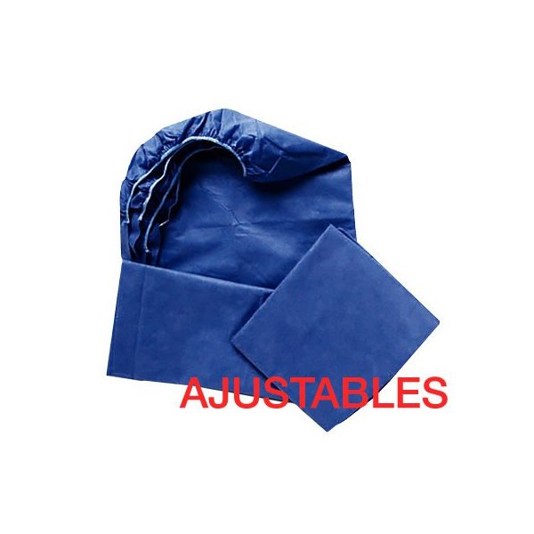 Fundas desechables ajustables camilla TST. Azul oscuro 95x220cm Caja 100uds