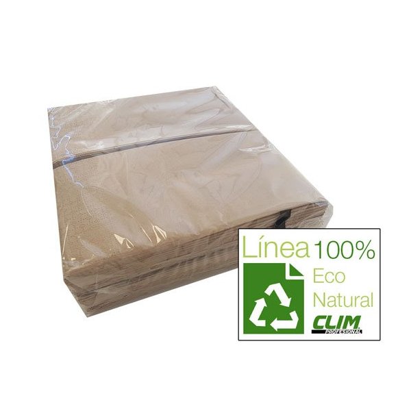 Servilletas ecológicas 40x40. Caja 2400 uds. Línea Eco Natural