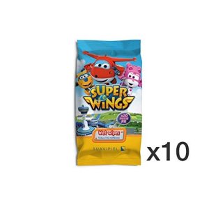 Toallitas húmedas infantiles Super wings Caja 10 packs de 20 uds