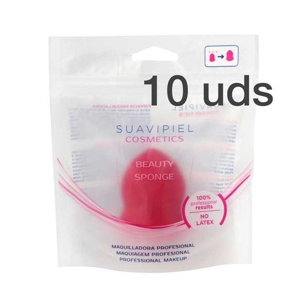 Esponja maquilladora facial. Caja 10 uds Esponja maquilladora facial. Caja 10 uds