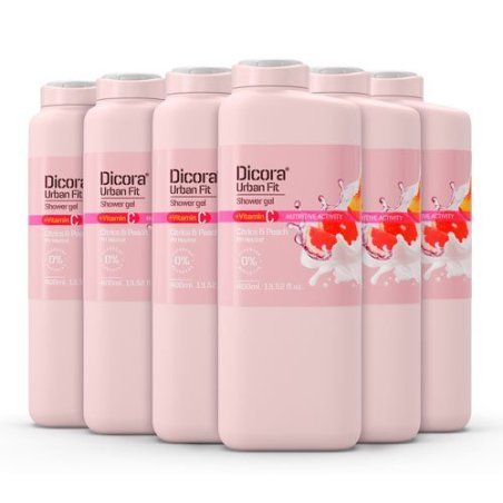 Gel de Baño Vitamina C, cítricos y melocotón 400 ml. Pack 6