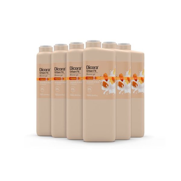 Gel de Baño Vitamina B, almendras y nueces 750 ml. Pack 6 uds Gel de Baño Vitamina B, almendras y nueces 750 ml. Pack 6 uds