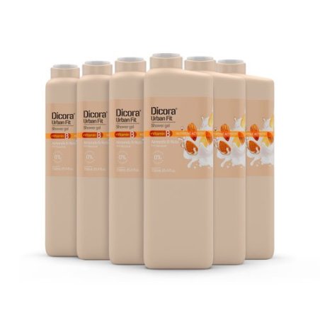 Gel de Baño Vitamina B, almendras y nueces 750 ml. Pack 6 uds