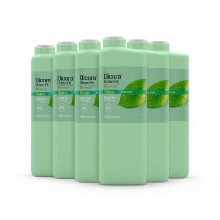 Gel de Baño Detox té verde 750 ml. Pack 6 uds