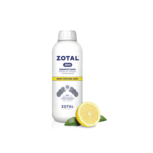 PACK 2x ZOTAL Zero desinfectante de Uso Doméstico e Industrial con Olor a  Limón 250 ml