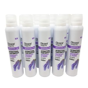 Spray desinfetante para as mãos com álcool 70%. Lavanda. Caixa 12x200ml