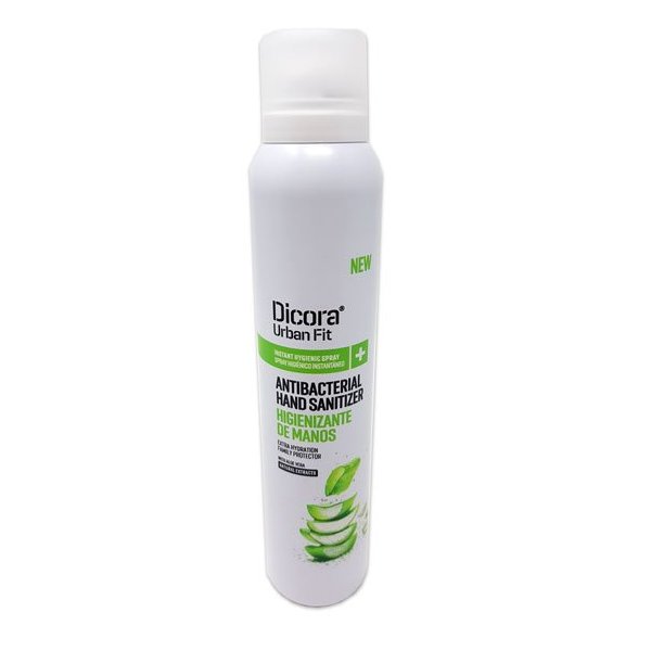 Spray higienizante de manos con 70% alcohol. Aloe Vera. Caja 12x200ml