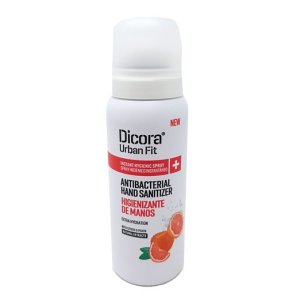 Spray desinfetante para as mãos álcool 70%. Cítrico e Pêssego 12x75ml