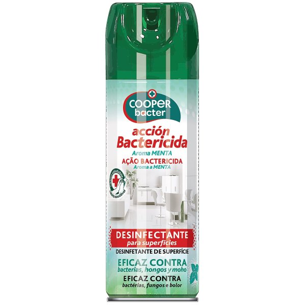 Desinfectante para superficies en spray 200 ml CooperBacter. Caja 12 uds