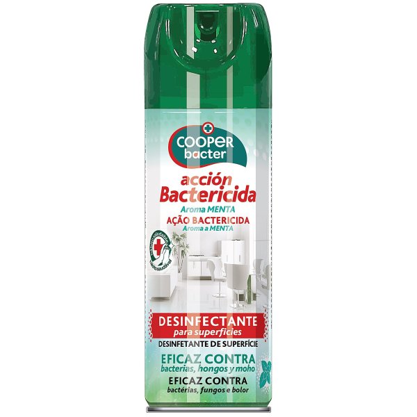 Desinfetante para superfícies em spray 200 ml CooperBacter. Caixa 12 unidades