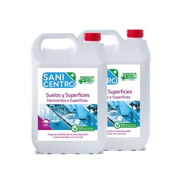 Limpiador desinfectante SaniCentro sin lejía 5L
