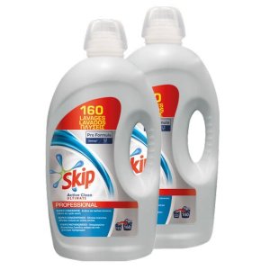 Skip detergente profesional Active Clean Ultimate 160 lavados. Caja 2 uds