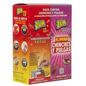 Pack Zum II descarga total y Zum contra chinches y pulgas 150+150 ml