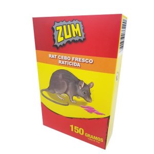 ZUM Cebo para ratas y ratones 150 gr. Caja 15 cebos