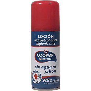 Loción hidroalcohólica sin agua ni jabón Cooper dermo 100 ml