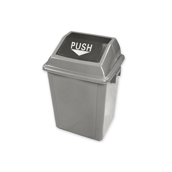 Papelera universal de 40 litros con tapa basculante. Papelera universal de 40 litros con tapa basculante.