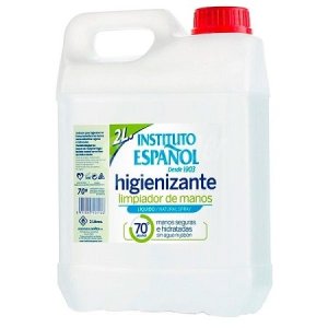 Líquido higienizante hidroalcohólico Bacteroline. 2 lts