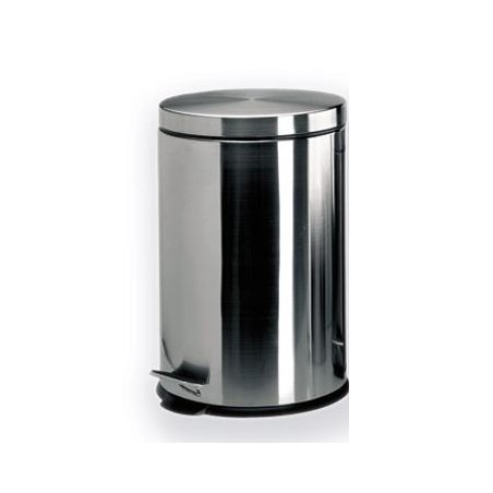 Papelera de acero inoxidable de 30 litros con pedal