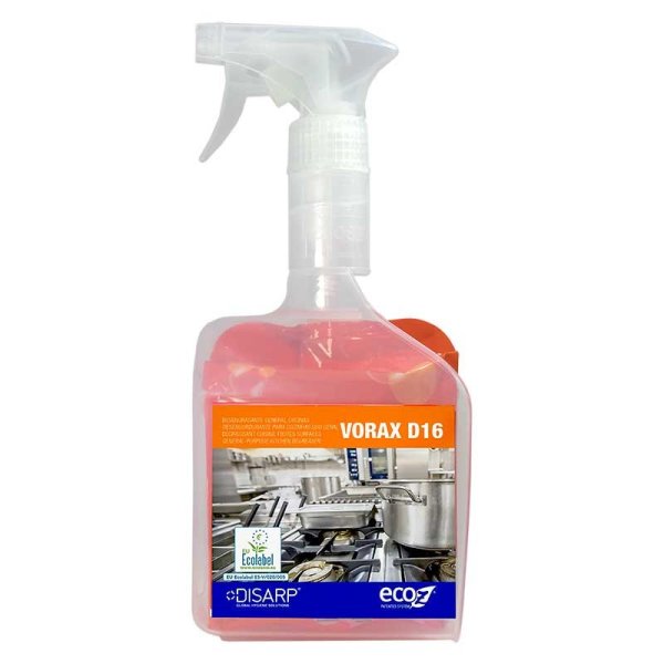 Desengordurante ecológico geral VORAX D16 500 ml Pistola ecológica Sistema ECO-Z