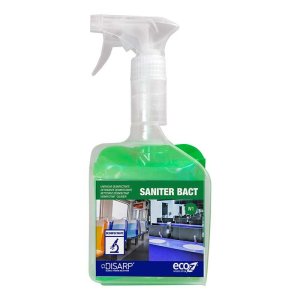 SANITER BACT DISARP desinfetante desinfetante 500 ml. Pistola de pulverização ecológica ECO-Z