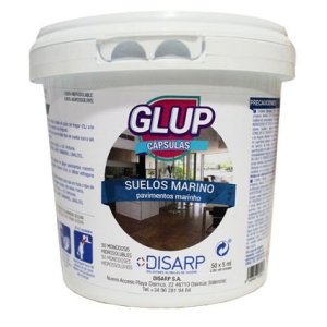 Cápsulas de limpeza de piso marinho GLUP DISARP. Embalagem 50 unidades x 5ml