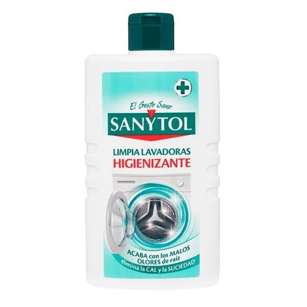 Máquina de lavar roupa SANYTOL Clean elimina odores 250 ml. Caixa 6 unidades