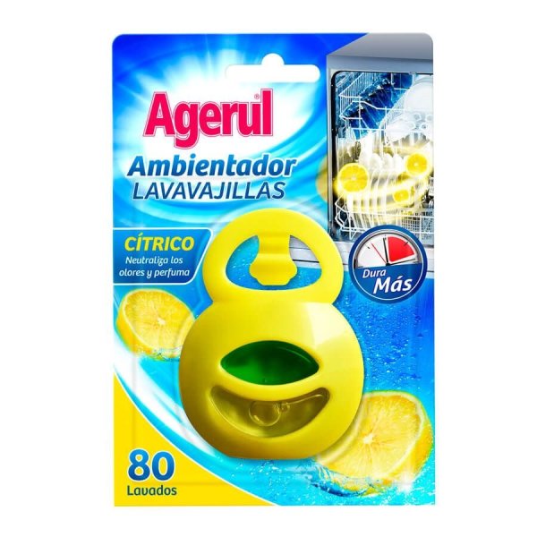 Agerul Ambientador para lavavajillas aroma cítrico 80 lavados