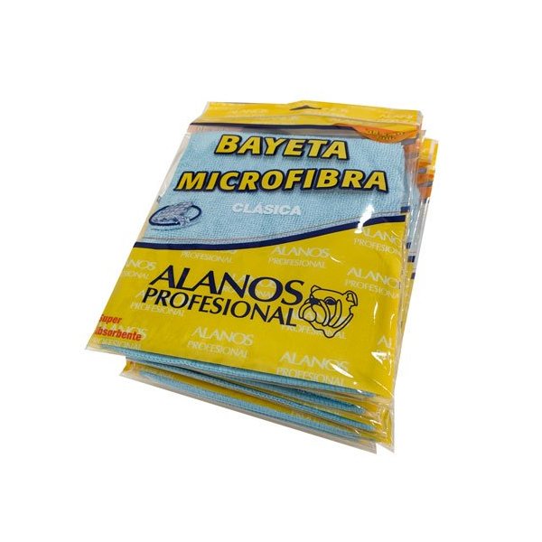 Bayetas de microfibra XL 40x35 cm. Pack 12 bayetas superabsorbentes