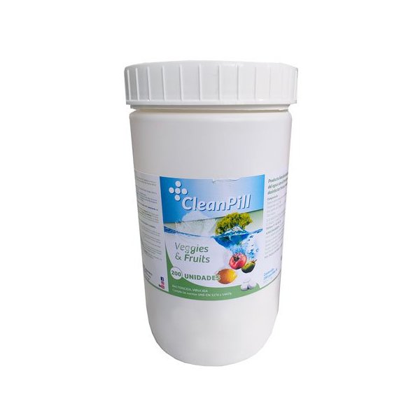 Pastillas desinfectantes verduras, frutas y hortalizas CleanPill 1kg