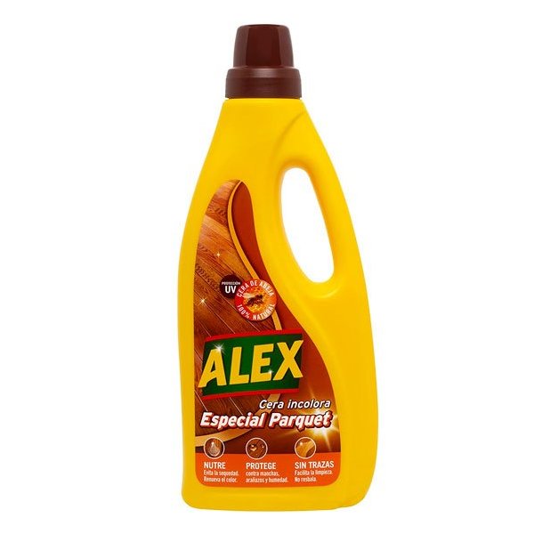 ALEX Cera incolor especial para parquet 750+100 ml. Caixa 12 unidades