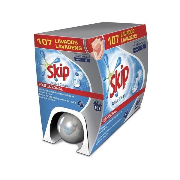 Detergente liquido Skip Active Clean formato dispensador 107 lavados