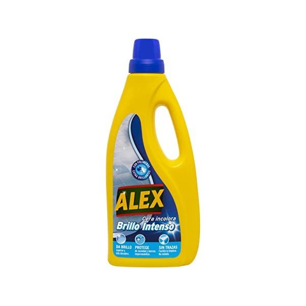 ALEX Cera incolor para pisos, brilho intenso 750+100 ml