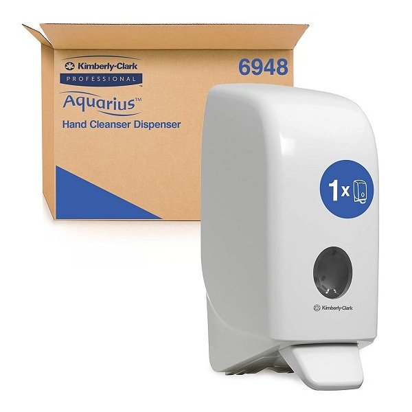 Dispensador de sabonete de espuma essencial Aquarius Scott e Kleenex Botanics