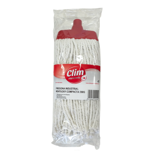 Clim Profesional Fregona industrial Kentucky compacta algodón blanco 350 grs