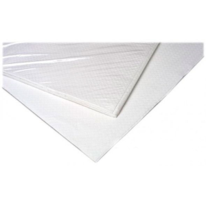 Mantel desechable de papel blanco 120x120 cms. Caja 300 uds