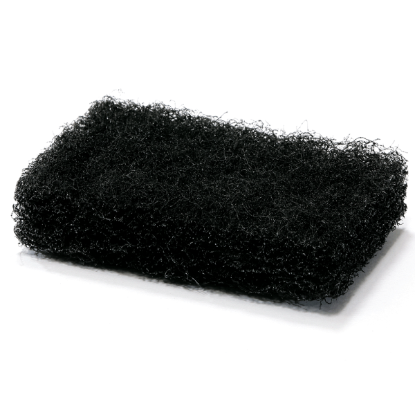 Esfoliante de fibra ultra preta. 5 peças