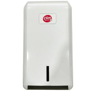 Dispensador ClimLine para bobinas de secador de mãos de papel mini-wick.