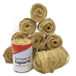 Esponja de esparto ecológico Clim Profesional. Pacote 12 unidades
