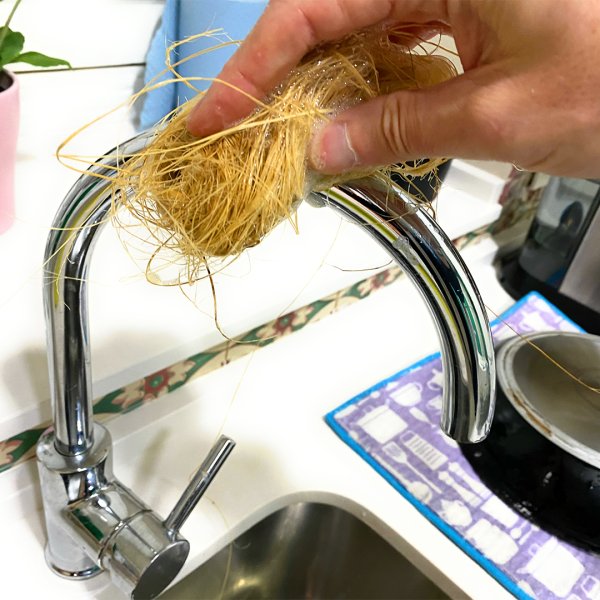 Esponja de esparto ecológico Clim Profesional. Pacote 12 unidades