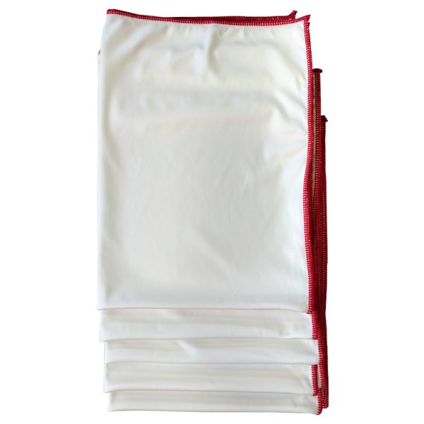 Paños de pulido y abrillantado de cristalería y vajillas. 70x50cm. Pack 5 uds