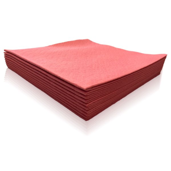 Bayeta de microfibra prensada rosa 42x42cms Bayeta de microfibra prensada rosa 42x42cms