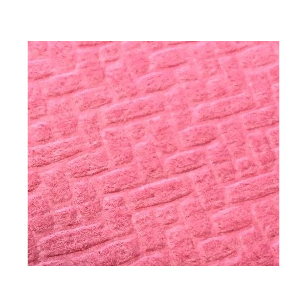 Bayeta de microfibra prensada rosa 42x42cms. Detalle