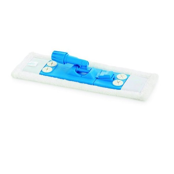 Soporte abatible con mopa de 40 cms con bolsillos Soporte abatible con mopa de 40 cms con bolsillos