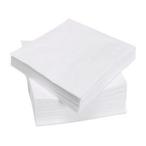 Servilletas 40x40 textura Extra. Pack 50 uds. Blancas