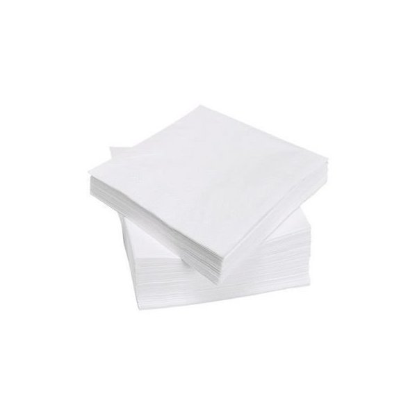 Servilletas 40x40 textura Extra. Pack 50 uds. Blancas