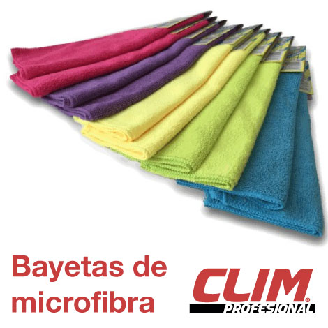 Bayetas de Microfibra.