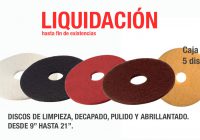 discos de limpieza y pulido en liquidacion