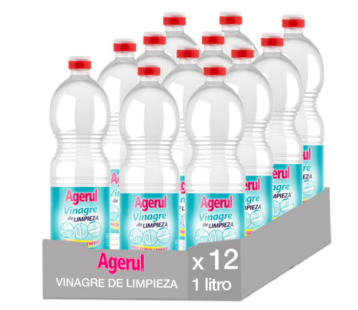 Limpiador vinagre Agerul 12 botellas x 1l.